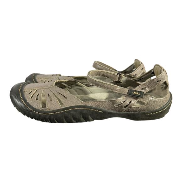 JBU by Jambu Melon Mary Jane Sandals Women’s 9M Taupe Vegan Comfort Shoes - Picture 4 of 9